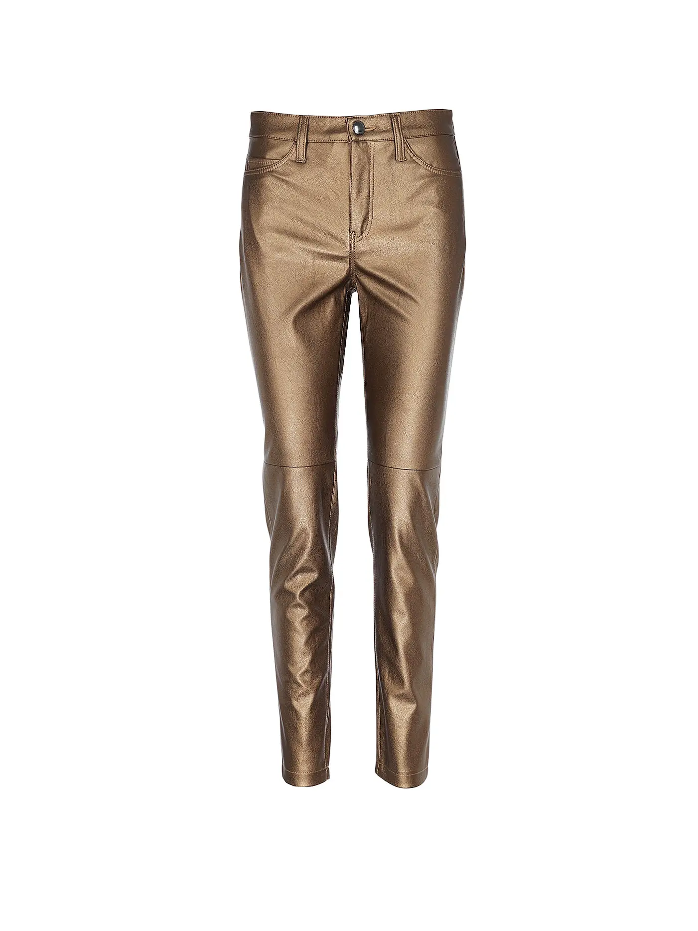 MAC | Hose in Lederoptik Slim Fit | 